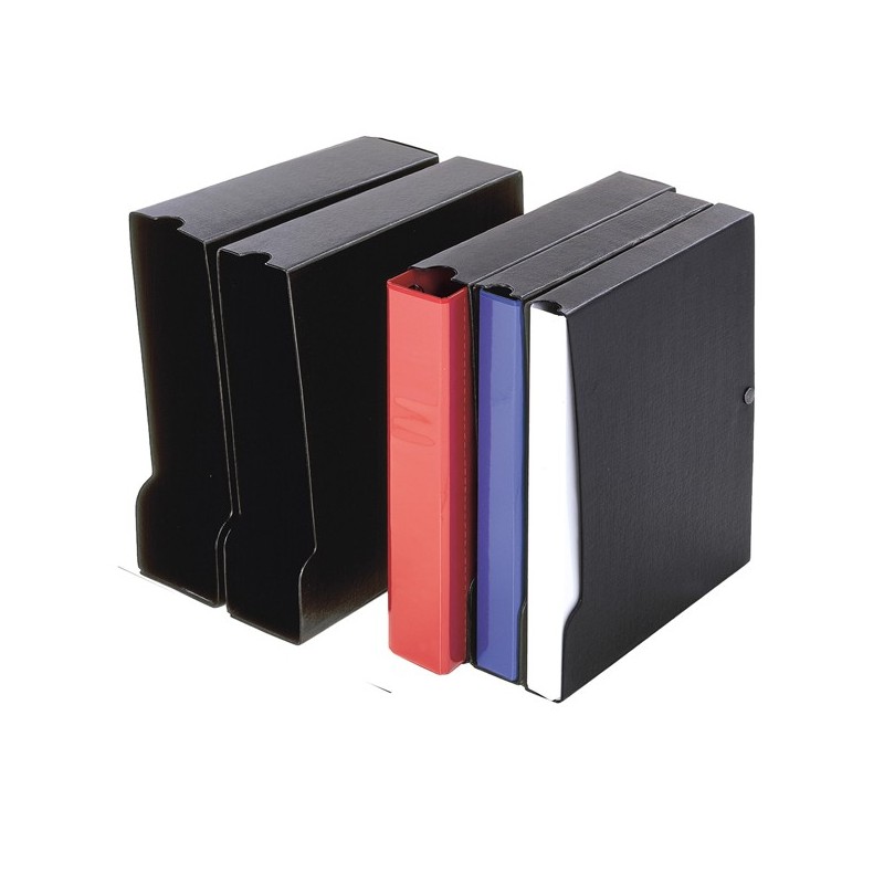 Custodia per raccoglitore 100 22 x 30 cm dorso 13,5 cm A4 nero Sei Rota