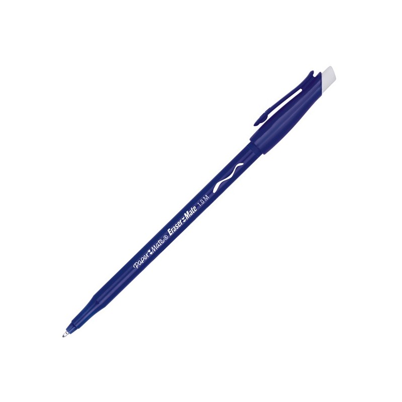 Penna sfera Replay 40° anniversario inchiostro cancellabile punta 1 mm blu Papermate