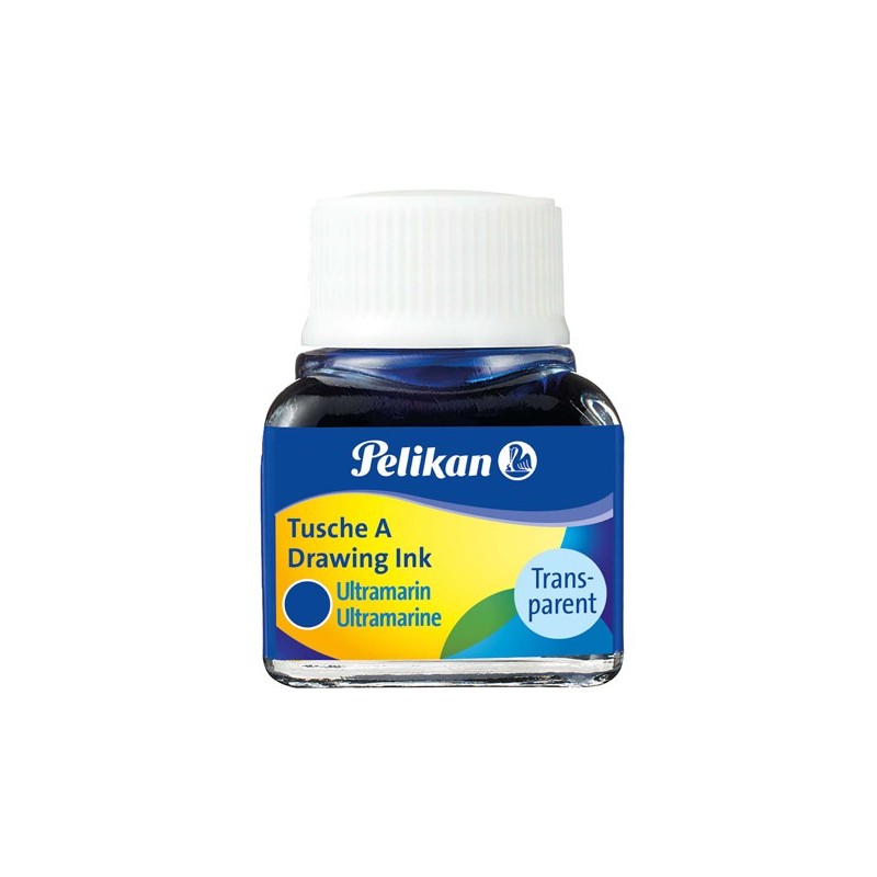Inchiostro di china 523 10ml blu oltremare Pelikan
