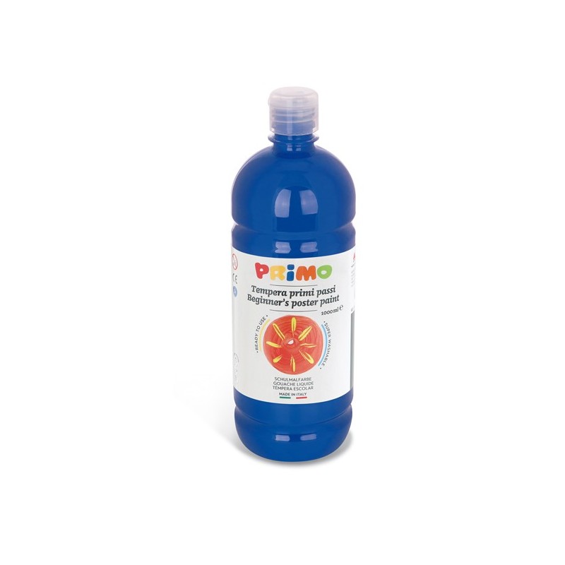 Tempera pronta Primi Passi 1 L blu oltremare Primo