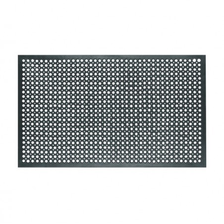 Zerbino Entrance 91 x 153 cm gomma nero Velcoc