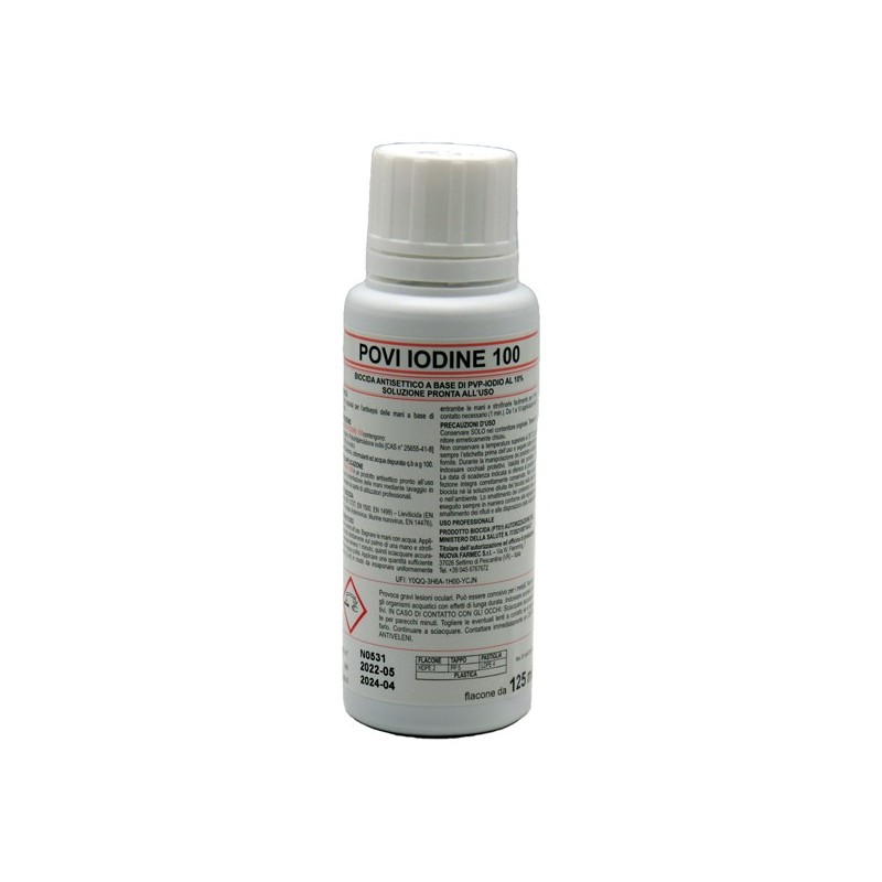 Disinfettante a base di povi iodine 100 125 ml PVS