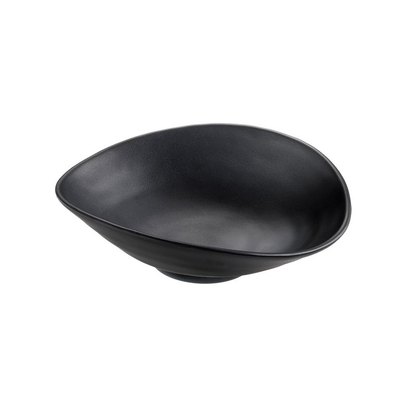 Coppetta in melamina 18 x 15 x 5,5 cm nero Leone